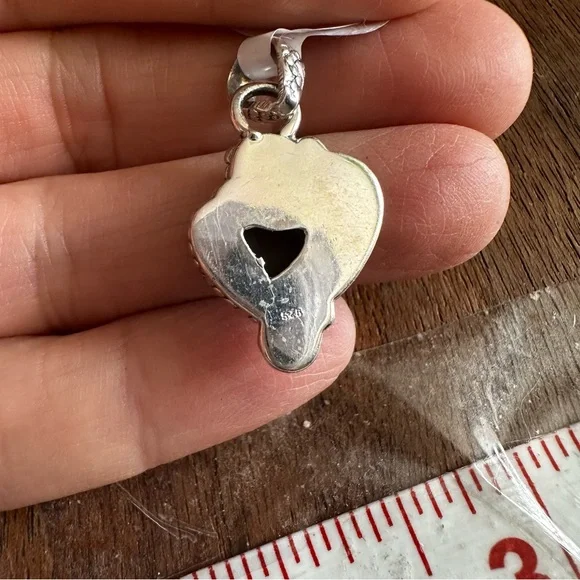 Aurora Opal, Sterling Silver NWT Dainty Pendant wholesale $55 USD, just pendant - Picture 7 of 8